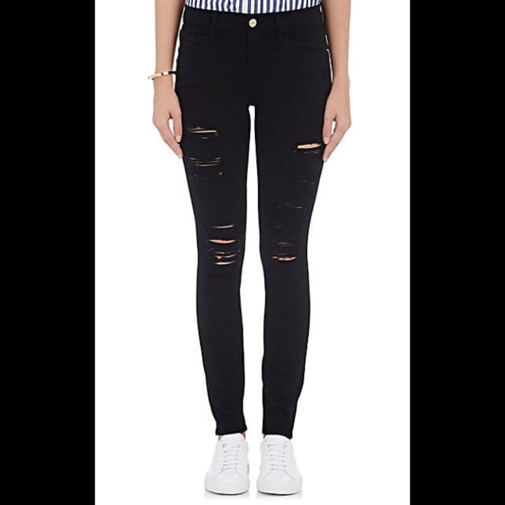 Frame Le skinny de Jeanne Ripped jeans 27